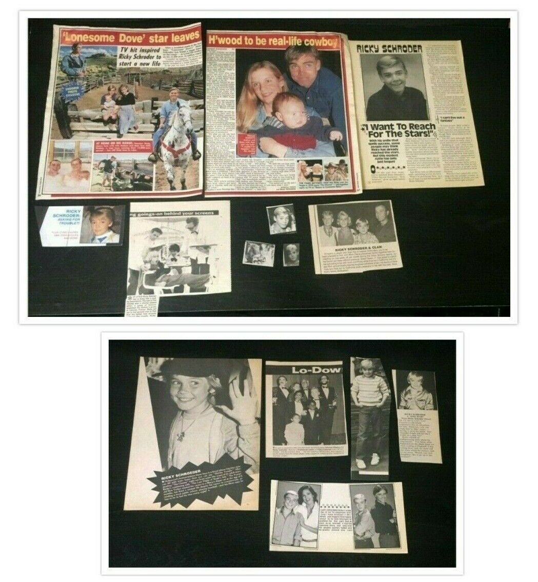 Ricky Schroder Magazine Clippings Articles 80's Silver Spoons