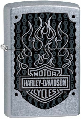 Zippo Harley Davidson Color Image Lighter With Harley Logo, 29157, New In Box