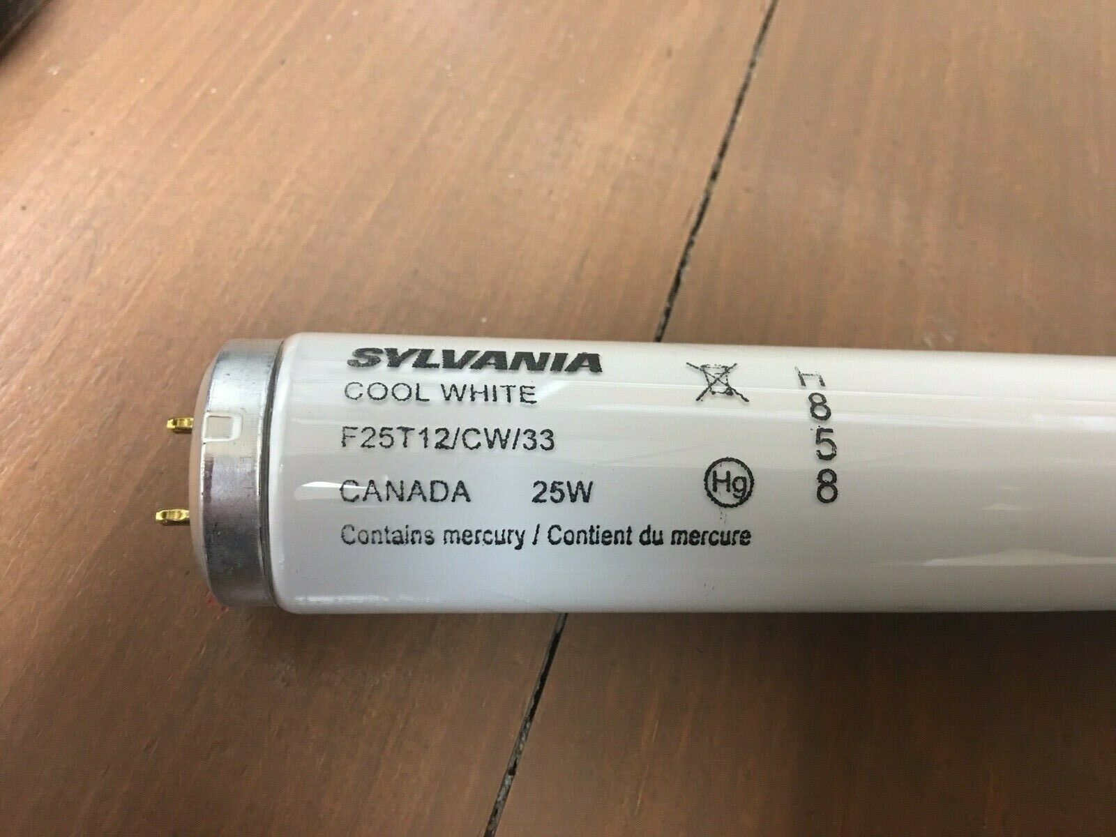 Sylvania F25t12/cw/33 33 Inch T12 Fluorescent Tube Bi-pin Base Cool White 25 Wat