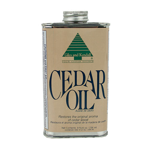 Giles & Kendall Oil 12-8 Oil Restores The Original Aroma Of Cedar Wood 8 Oz.