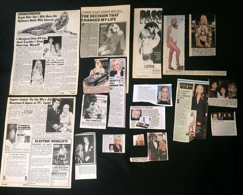 Catherine Hickland Magazine Clippings Articles 80's