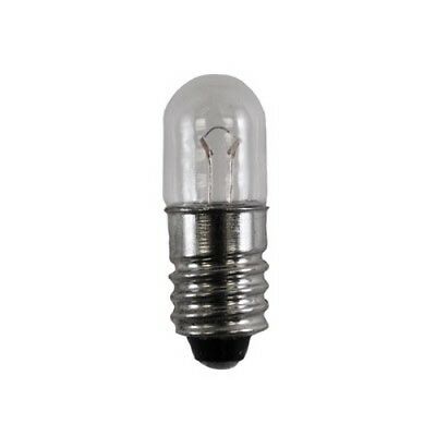 10-pack Miniature Lamp Light Bulb 120ms 120v E10 Mini Screw .025amps T3.25 11172