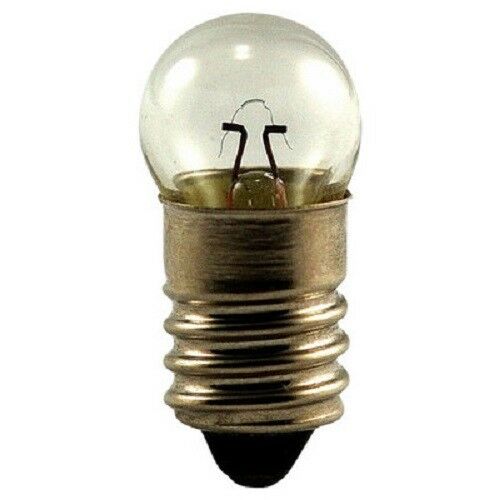 10-pack Miniature #50 50 Indicator Lamp 7.5v .22a G3.5 Screw Light Bulb 12705